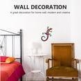 thumbnail image 4 of Shisuyan Red Metal Gecko Wall Craft 1Pcs 11In X 6.9In, 4 of 9