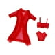 thumbnail image 4 of Pijama para muñeca de 11,5 pulgadas, ropa de baño, ropa interior, hecha a mano. Rojo, 4 of 9