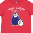 thumbnail image 4 of Inktastic Happy Birthday, Mama- Cute Penguins Boys or Girls Toddler T-Shirt, 4 of 5