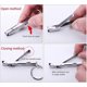 thumbnail image 5 of Foldable Nail Clippers - Stainless Steel Nail Cutters For Acrylic Nails,Nail Clippers With Nail File, 5 of 5
