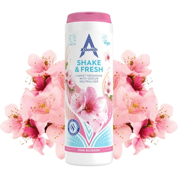 Astonish 350g Shake Fresh Pink Peony Carpet Odor Eliminator Powder