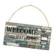 thumbnail image 4 of Letrero Decorativo de Bienvenido perfecl madera 30x15cm Colores pastel, 4 of 8