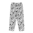 thumbnail image 5 of Balery Black Footprints print Women's Pajama Pants,Ultra Lightweight Pjs,Lounge Pant-X-Large, 5 of 9