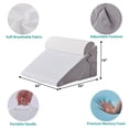 thumbnail image 4 of Juego de almohadas ortopédicas en forma de cuña Bedluxe, cabecero Bedluxe, 3 unidades, 4 of 9
