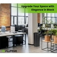 thumbnail image 5 of Alpine Indoor Commercial Trash Can with Lid - 27 Gallon Heavy Duty Stainless Steel Garbage Can, Large Open Top Tall Round Garbage Can, Perfect for Office, Bathroom, High Traffic Areas (Black), 5 of 8