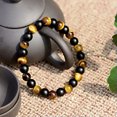 thumbnail image 3 of RSAMD Men's Bracelets Tigers Eye Hematite Onyx Gemstone Beaded Bracelets Jewelry Gift-8#, 3 of 3