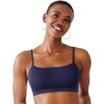 thumbnail image 2 of Hanes Bralette 3-Pack Women's String Crop Lightweight Soft Assorted Colors HFA001, 2 of 3