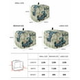 thumbnail image 3 of Fsddascl Blue Truck Spring Floral Toaster Cover 2 Slice, Small Kitchen Appliance Covers, Sage Green Plaid Butterflies Toaster Oven Cover with Loop, Bread Machine Cover Polyester Dust Cover, 3 of 5
