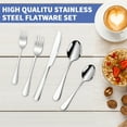 thumbnail image 4 of 5pcs Stainless Steel Flatware Set,Kitchen Utensil Set Service,Tableware Cutlery Set for Home and Restaurant, 4 of 5