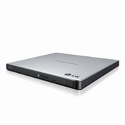 LG - Network Attached Storage 8x DVDRW Ultra Slim Portable M-Disc USB DVD Burner, Silver