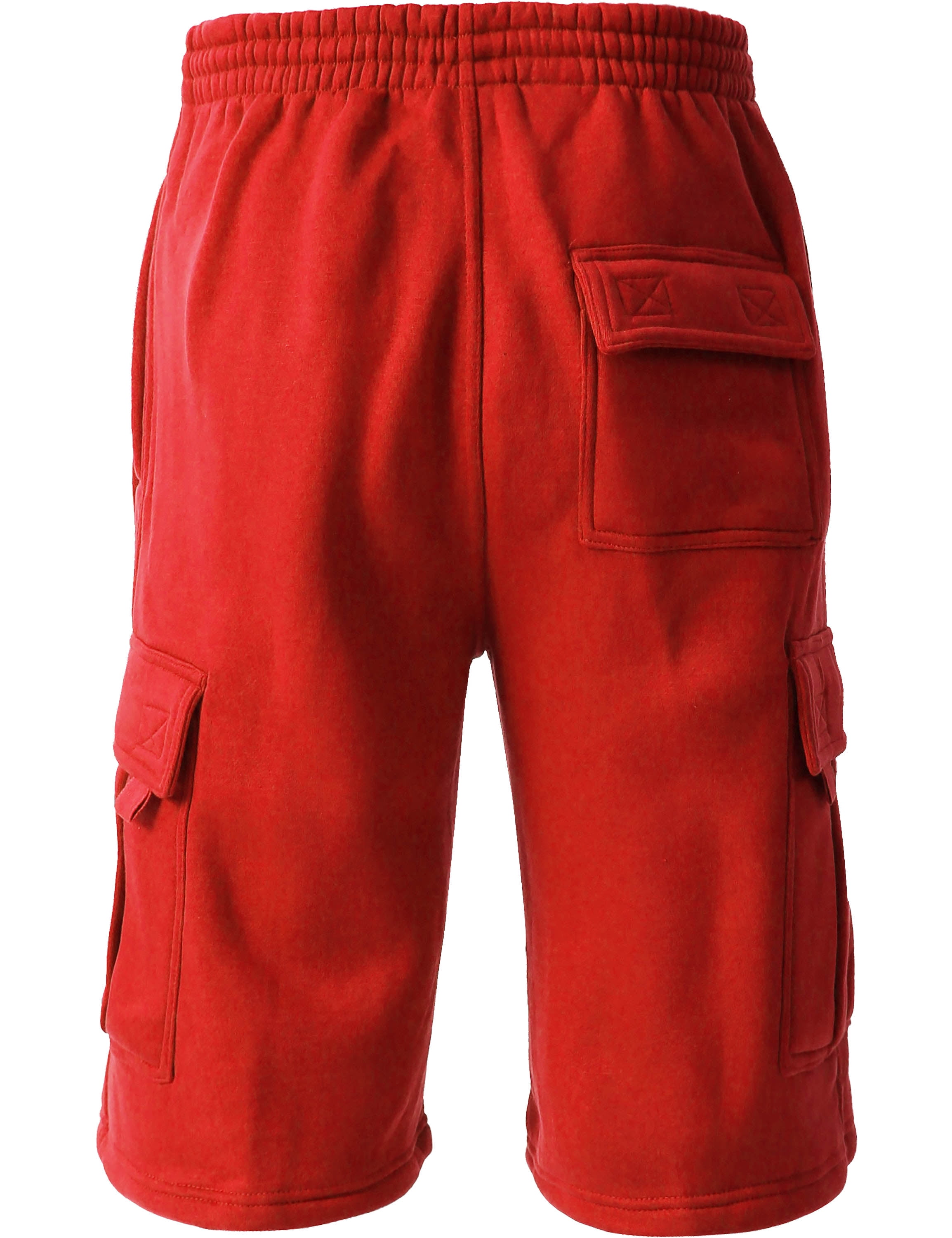 Men's Comfort Fleece Cargo Sweat Shorts with Drawstring - Walmart.com