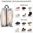 thumbnail image 4 of Bolsas de viaje para zapatos, bolsa de almacenamiento de zapatos portátil, impermeable, con asa para hombres y mujeres, 4 of 8