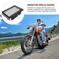 thumbnail image 3 of OUNONA 1Set Radiator Grille Guard Black Stainless Steel Grille Guard for Motorcycle Enthusiasts, 3 of 8