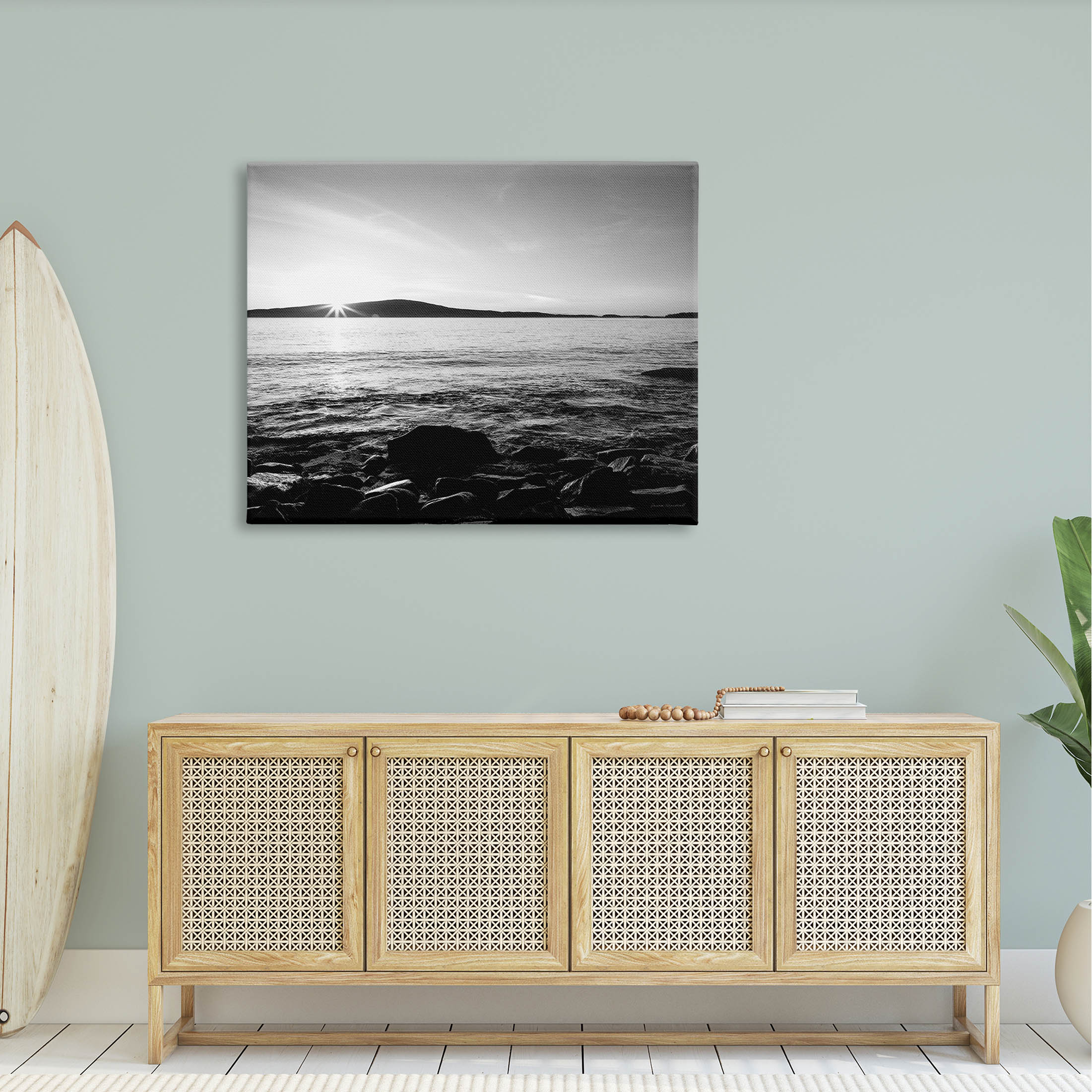 Stupell Industries Frenchman Bay Nautical Seascape Photograph Gallery Wrapped Canvas Print Wall Art, Design by Laura Marshall
