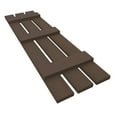thumbnail image 6 of Ekena Millwork 12"W x 58"H Lifetime Vinyl, TailorMade Three Board Spaced (3 Batten), Board-n-Batten Shutters, w/Shutter-Loks (Per Pair), French Roast, 6 of 13