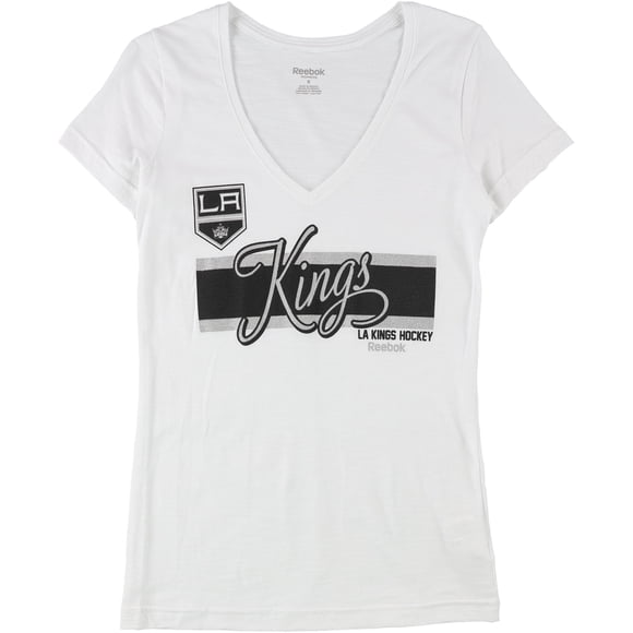 Reebok Womens LA Kings Hockey Graphic T-Shirt white S