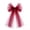 Red, variant on Virelaxpo Sheer Mesh Bow Decoration with Flowing Ribbons, Layered Hanging Bow Ornament for Christmas Tree Wedding Party Home Decor