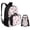 Butterfly, variant on Uourmeti Butterfly Garden 3Pcs Boys Backpacks with Lunch Box Water Bottle Sleeve Kids Backpack for Boys School Backpack Portable Lunch Bag Large Capacity Waterproof Bookbag