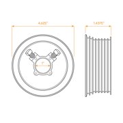 HardwareX Supply Garage Door Cable Drum