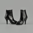 thumbnail image 2 of Zapatos De Botines De Para Mujer A Escala 3x1/6 Para De ón De 12 Pulgadas Negro Baoblaze Zapatos de figuras de acción, 2 of 8