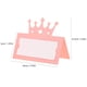 thumbnail image 4 of KAKOWELY 50 tarjetas de lugar con forma de corona para fiesta de cumpleaños, tarjetas de mesa con nombre para boda, tarjetas reservadas para banquetes y arreglos de mesa., 4 of 4
