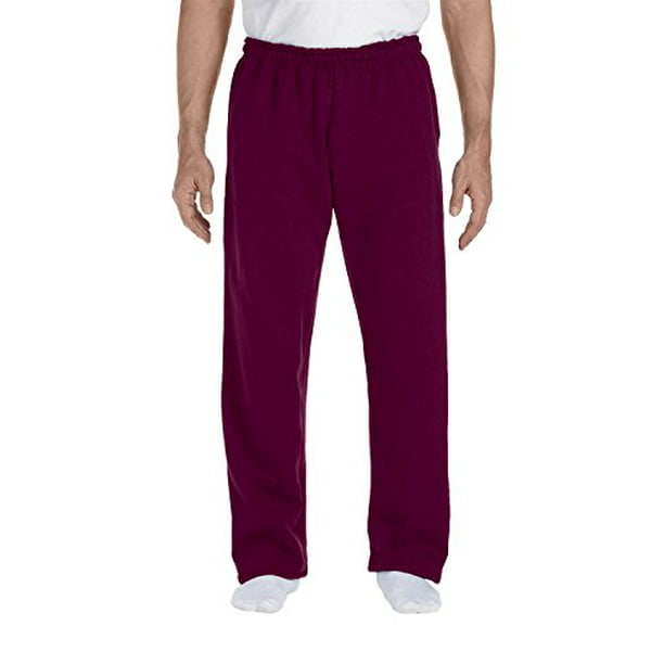 Gildan - Gildan Men's Fleece Open Bottom Pocketed Sweatpants - Walmart ...