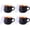 Orange, variant on AmorArc Ceramic Soup Mugs with Lid, 24 oz Soup Cups with Hanlde for Coffee,Cereal,Salad,Noodles,Tea,Soup Bowls Cups,Microwave &Dishwasher Safe, Set of 4, Orange with Vented lid