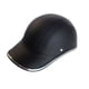 thumbnail image 1 of Eigraketly Casco Vintage para motocicleta, gorras de béisbol para hombres y mujeres, equipo de protección para ciclismo, sombrero de cuero, Ciclismo Negro, 1 of 6