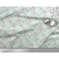 thumbnail image 2 of Soimoi Poly Georgette Fabric Dot & Umbrella Fashion Printed Craft Fabric by the Yard 42 Inch Wide, 2 of 3