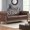 Dark Brown, variant on EUROCO 78.75" Larger Retro Style Loveseat Couch Sofa, PU 3-Seat Sofa, Love Seat Furniture with Wooden Legs, Pull-Tab Backrest and Rivet Detailing for Living Room and Study, Black