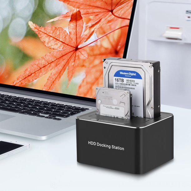 2Bay External Drive Bay Usb ,Hard Drive Reader USB 3.0 SATA 2.5"/3.5