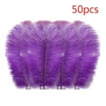 thumbnail image 2 of 50Pcs 15-20Cm Fluffy Ostrich Feathers - Boho Wedding Backdrop & Party Wall Decoration for Event Planners (Natural Bohemian Aesthetic), Cxui 50 Pcs Colourful Plumage for Wedding, 2 of 3