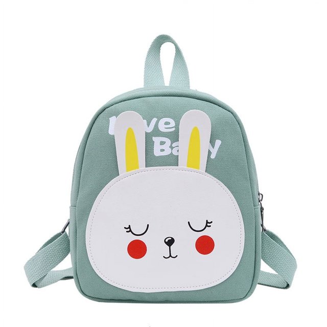 La mochila de dibujos animados para bebés de jardín de infantes ingresa a la temporada escolar, mochila para niños y niñas, mochila de lona suave y linda, de moda
