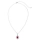 thumbnail image 1 of Moda granate diamante colgante collar boda joyería oro plata jinwen Collar de las mujeres de la boda, 1 of 8
