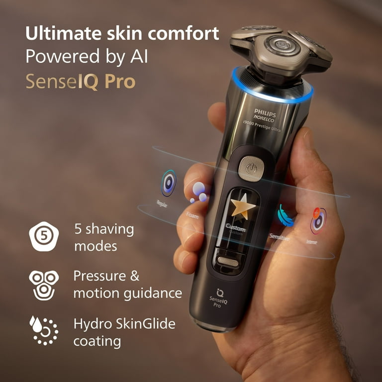 Philips_シェーバー_i9000 Prestige Ultra i9000 Prestige Ultra Wet&Dry Electric Shaver with SenseIQ Pro