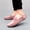 Pink Color, variant on Men's & Women's Slip-On Loafers - Breathable Synthetic Faux Casual Shoes Casual Attire, Round Toe Design, Rubber Sole, Versatile & with Adjustable Straps, Lightweight All-Season Comfort for Outdoor