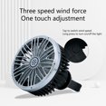 thumbnail image 4 of Vehicle Multifunction Fan With RGB Atmosphere Light Fan Car 360° Freshening Fan USB Car Home Office General Purpose Three-speed Wind Speed Adjustment, 4 of 6