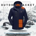 thumbnail image 2 of Herrnalise Outdoor Warm Clothing Heated For Riding Skiing Fishing Charging Via Heated Coat Blue, 2 of 6
