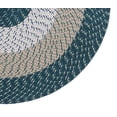 thumbnail image 2 of Better Trends 22" x 44" Wedge Braided Rug 100% Polypropylene Durable and Stain Resistant Reversible Indoor Area Utility Rug, Country Stripe Collection - Hunter Stripe, 2 of 5