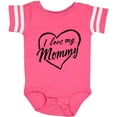 thumbnail image 3 of Inktastic I Love My Mommy in Black Chalk Heart Boys or Girls Baby Bodysuit, 3 of 5