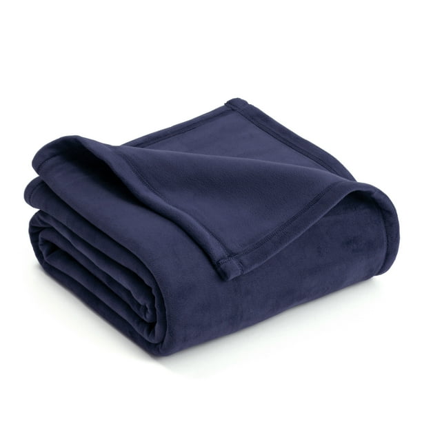 Vellux Super Soft Plush Blanket (Available in Multiple Sizes and Colors