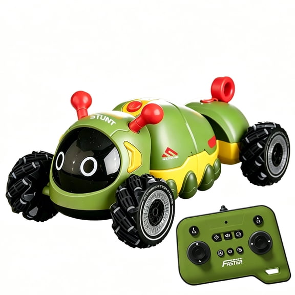 RC Stunt Car Remote Control Toys with Sound of Insects,LED,Spray and Drift,RC Toys for Kids Boys Girls Christmas Birthday Gifts