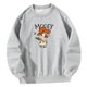 thumbnail image 4 of Sudadera para mujer, jersey gris, estampado informal, disfraces de poliéster, ropa deportiva, camisetas de manga larga para otoño, uso diario en la , S S Yinane Camisa de entrenamiento, 4 of 8