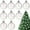 1.2inch-Clear, variant on NOGIS 12 Pcs DIY Christmas Iridescent Ornaments Balls, 1.2 Inch Clear Plastic Rainbow Bubbles Hanging Filled Ornaments, Iridescent Xmas Tree Decor for Christmas, Halloween, Birthday, Wedding