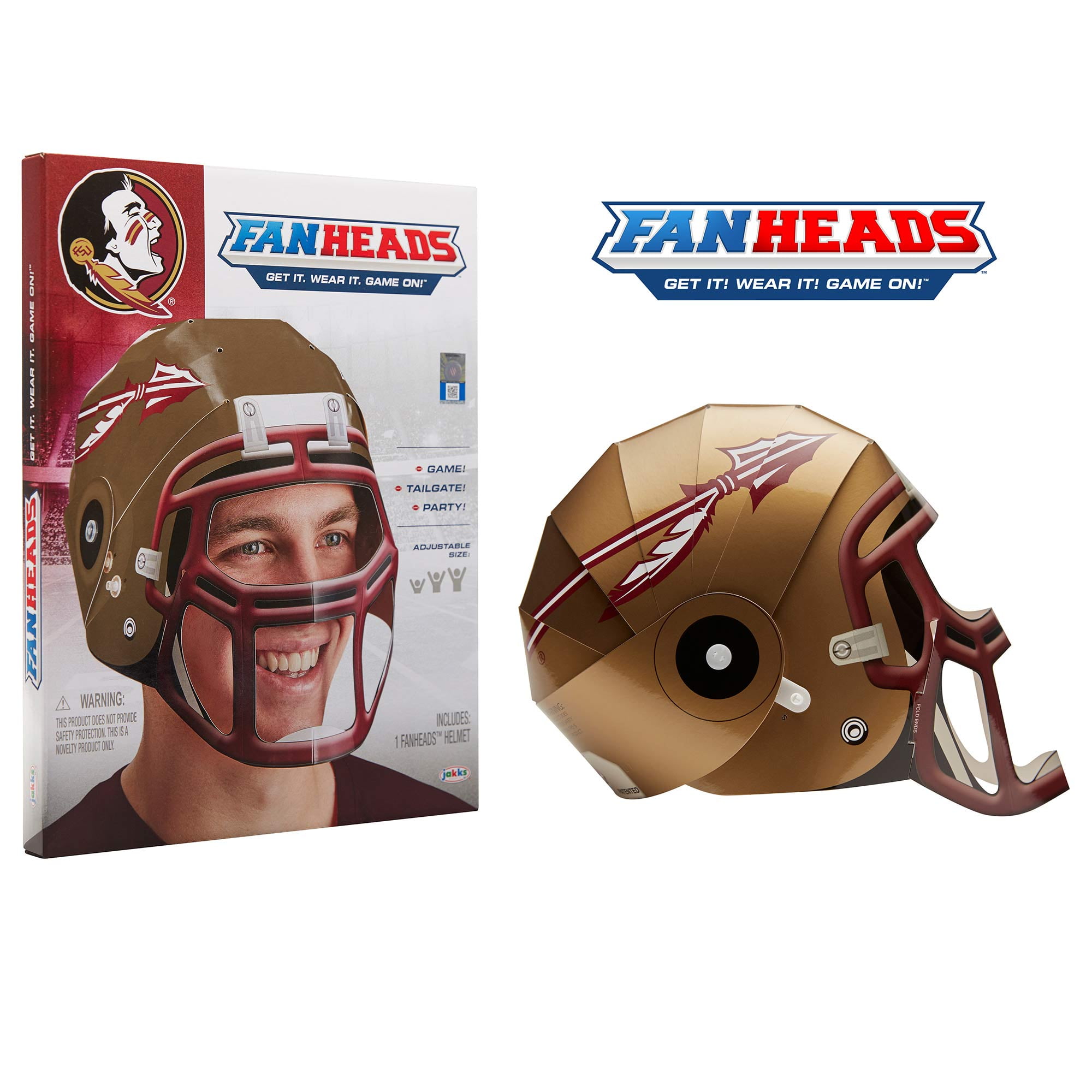 Florida State Seminoles Fan Heads Helmet No Size