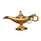 thumbnail image 2 of Lámpara de los deseos, adorno decorativo clásico europeo para estantería de decoración del hogar Verde, 2 of 8
