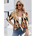 thumbnail image 5 of Zeagoo Button Down Shirts for Women Floral Blouses Business Casual Long Sleeve Shirts Dressy Printed Spring Fall Clothing, 5 of 8