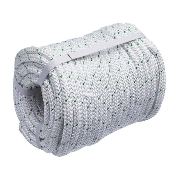Double Braid Polyester Rope, 2600LBS Breaking Strength Strong Pulling Rope High Force Polyester Load Abrasion Resistant UV Resist