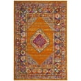 thumbnail image 5 of SAFAVIEH Madison Emmet Traditional Runner Rug, Orange/Fuchsia, 2'3" x 10', 5 of 8