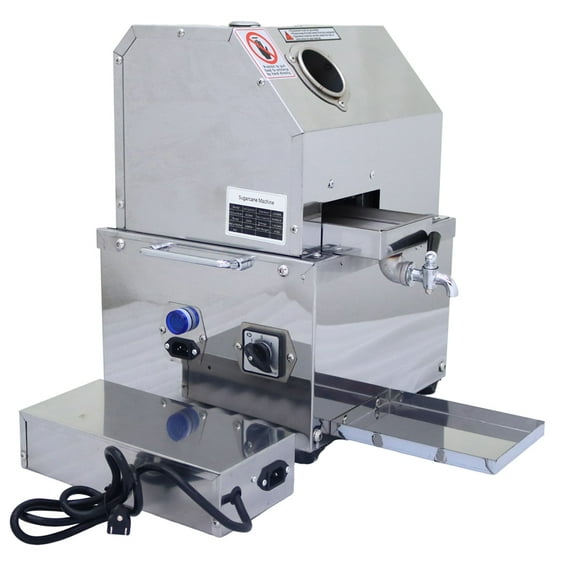 24V DC or 110V AC Electric Sugarcane Juice Extractor Machine Desktop 110-24 Transformer Battery Self-Matching